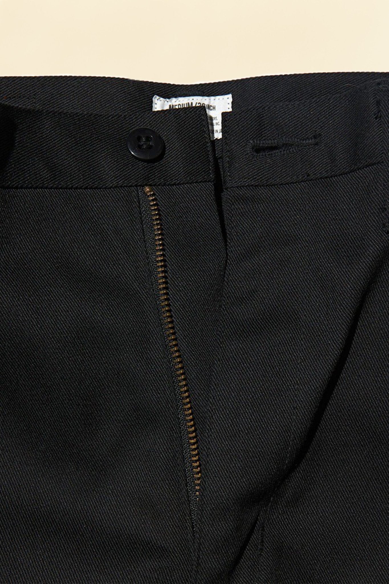 Radiall Motown Wide Tapered Fit Work Pants - Black -Radiall - URAHARA