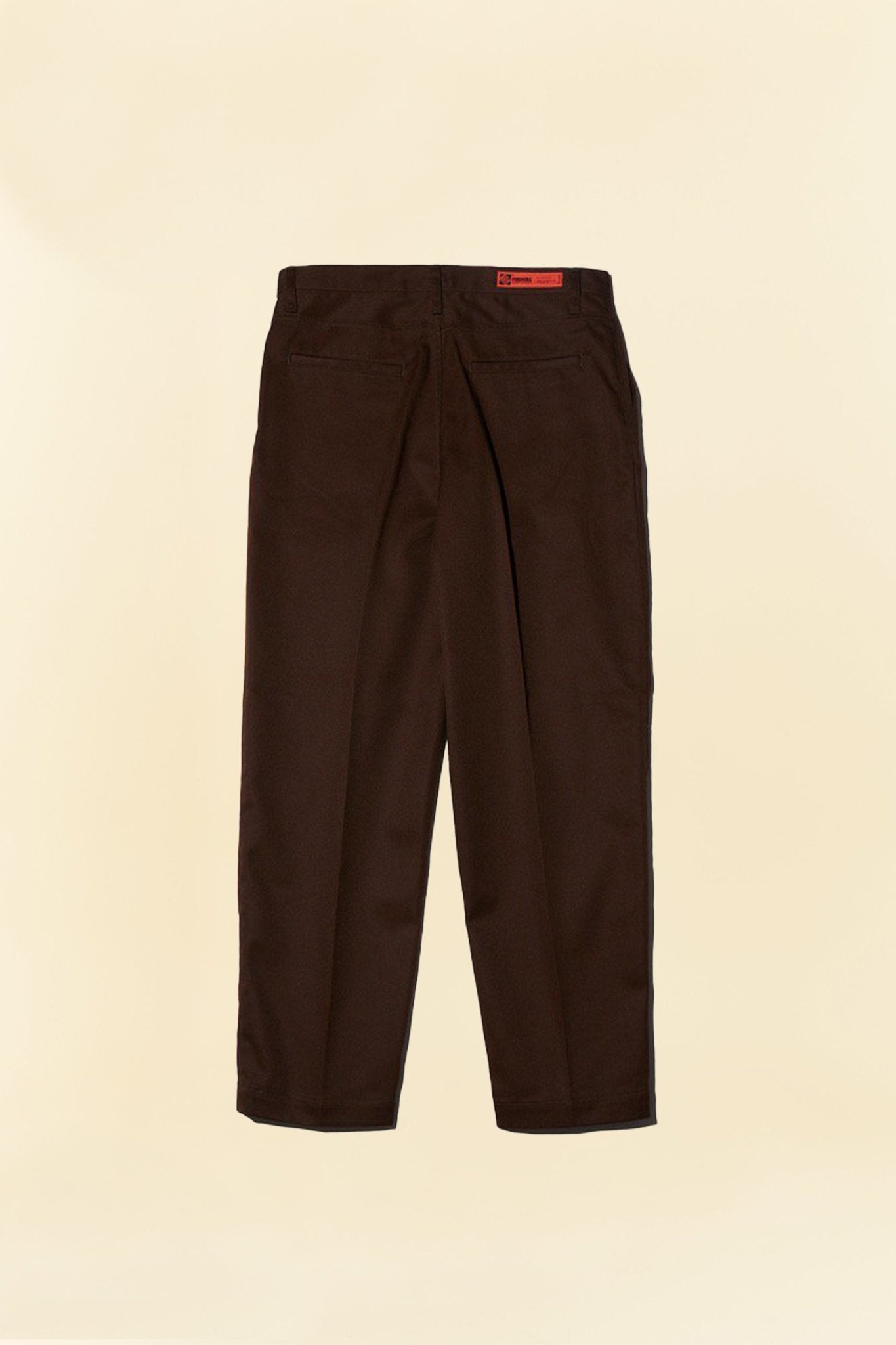 Radiall Motown Wide Tapered Fit Work Pants - Brown -Radiall - URAHARA