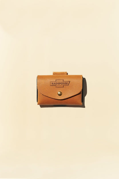 Radiall Posse Leather Tiny Wallet - Camel -Radiall - URAHARA