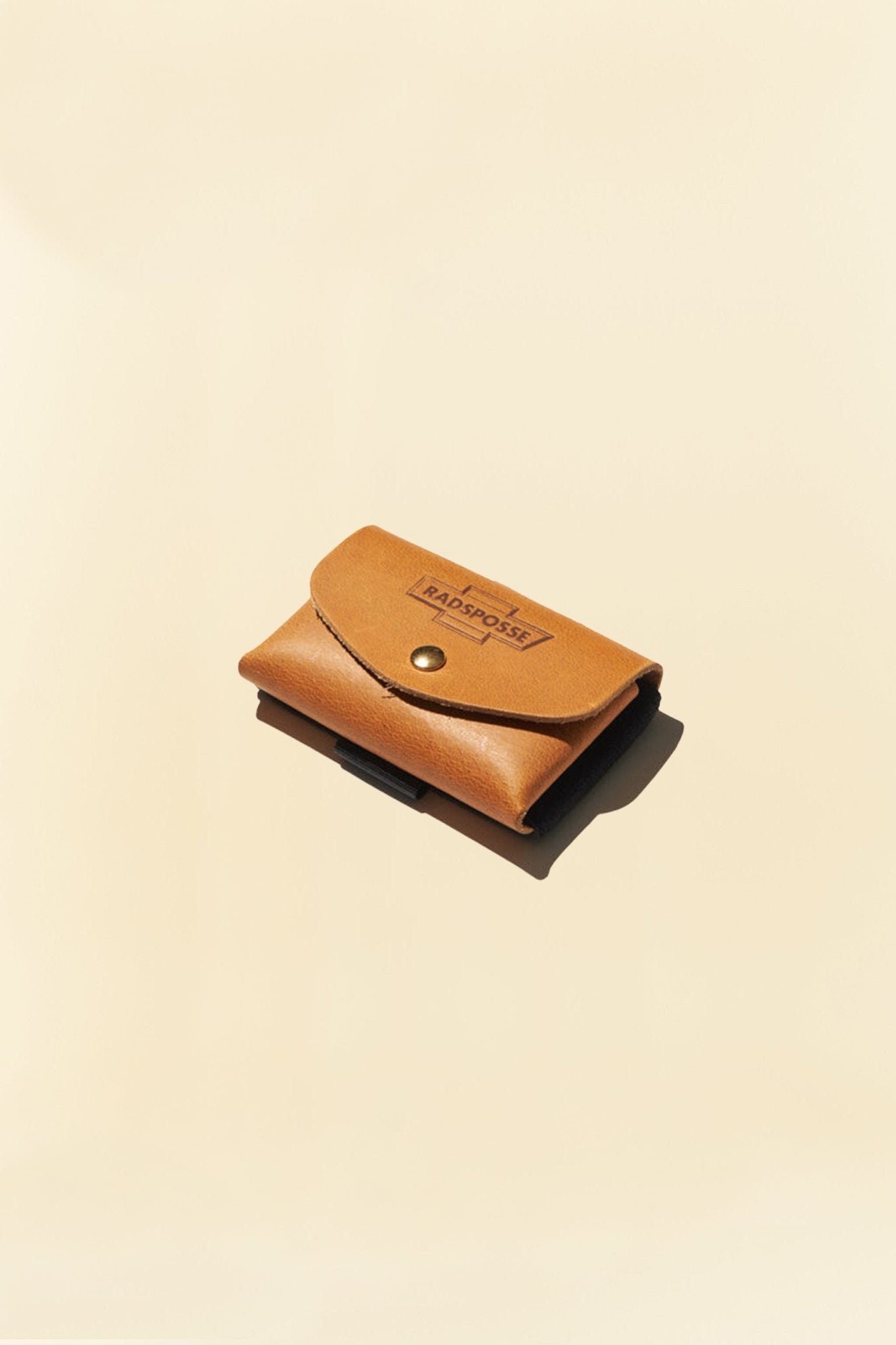 Radiall Posse Leather Tiny Wallet - Camel -Radiall - URAHARA