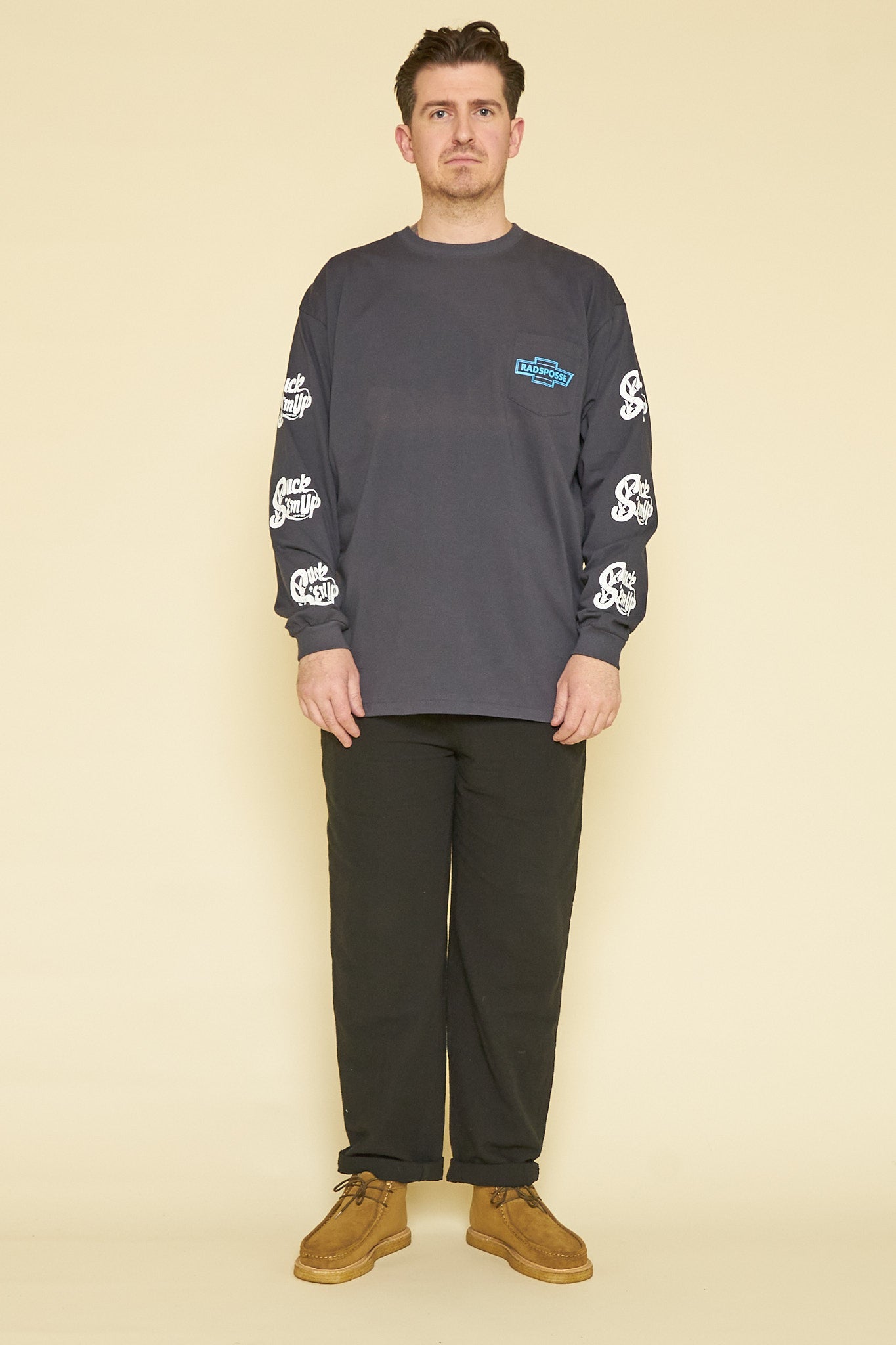 Radiall Posse L/S T-Shirt - black -Radiall - URAHARA