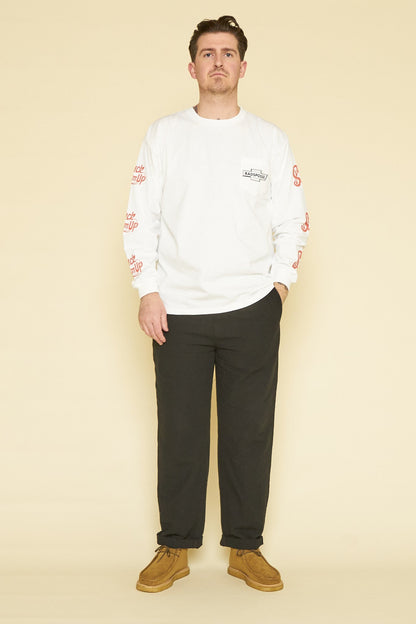 Radiall Posse L/S T-Shirt - White -Radiall - URAHARA