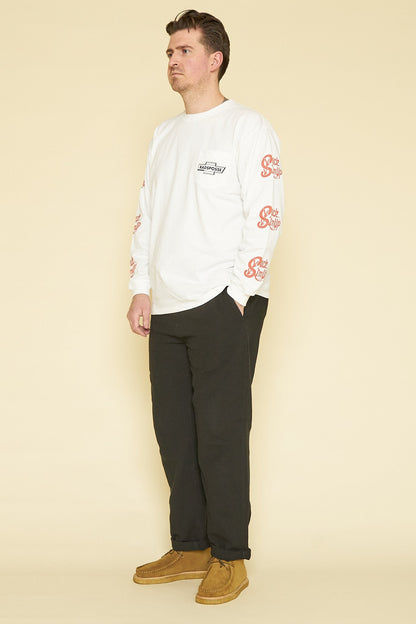 Radiall Posse L/S T-Shirt - White -Radiall - URAHARA