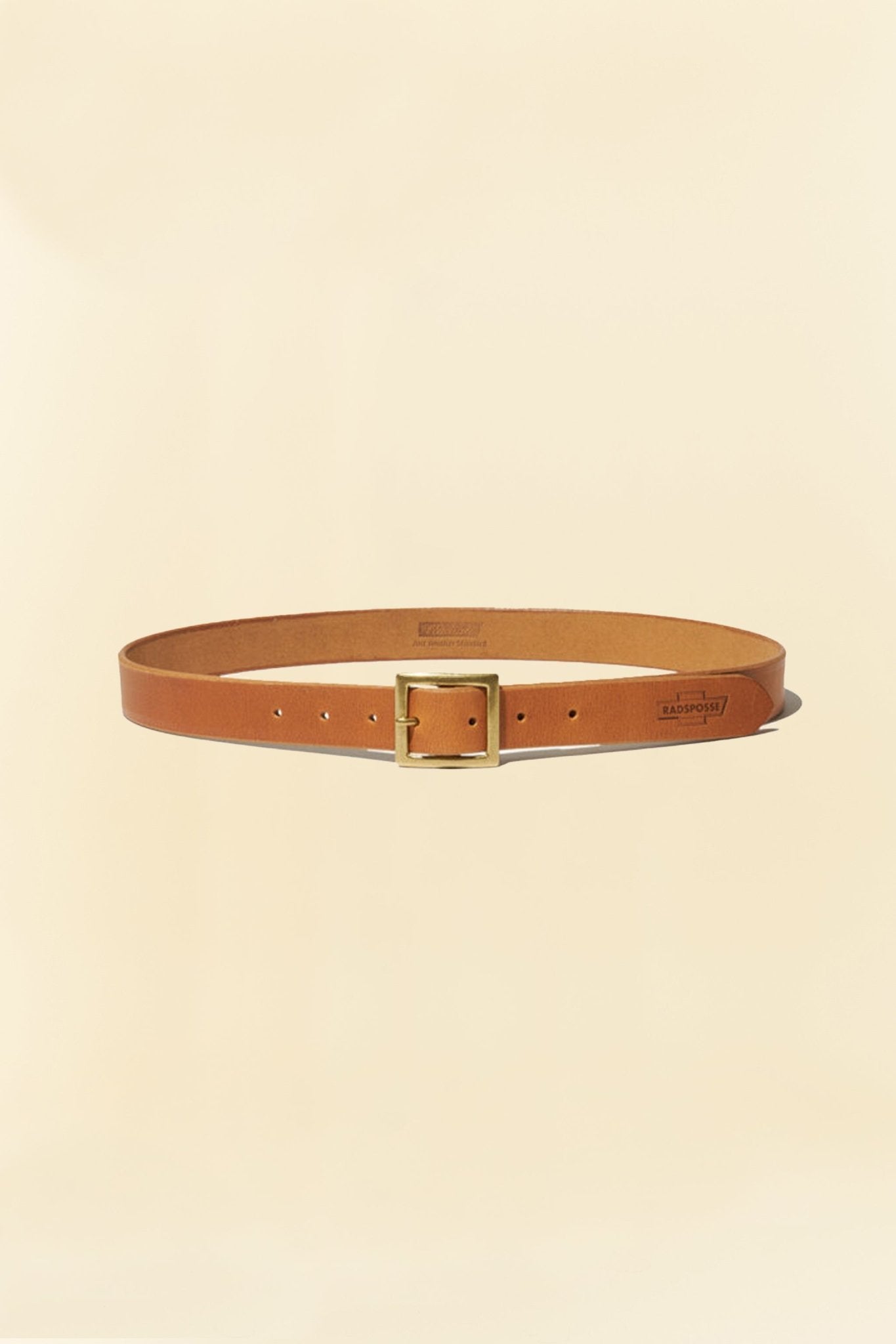 Radiall Posse Square Buckle Belt - Camel -Radiall - URAHARA