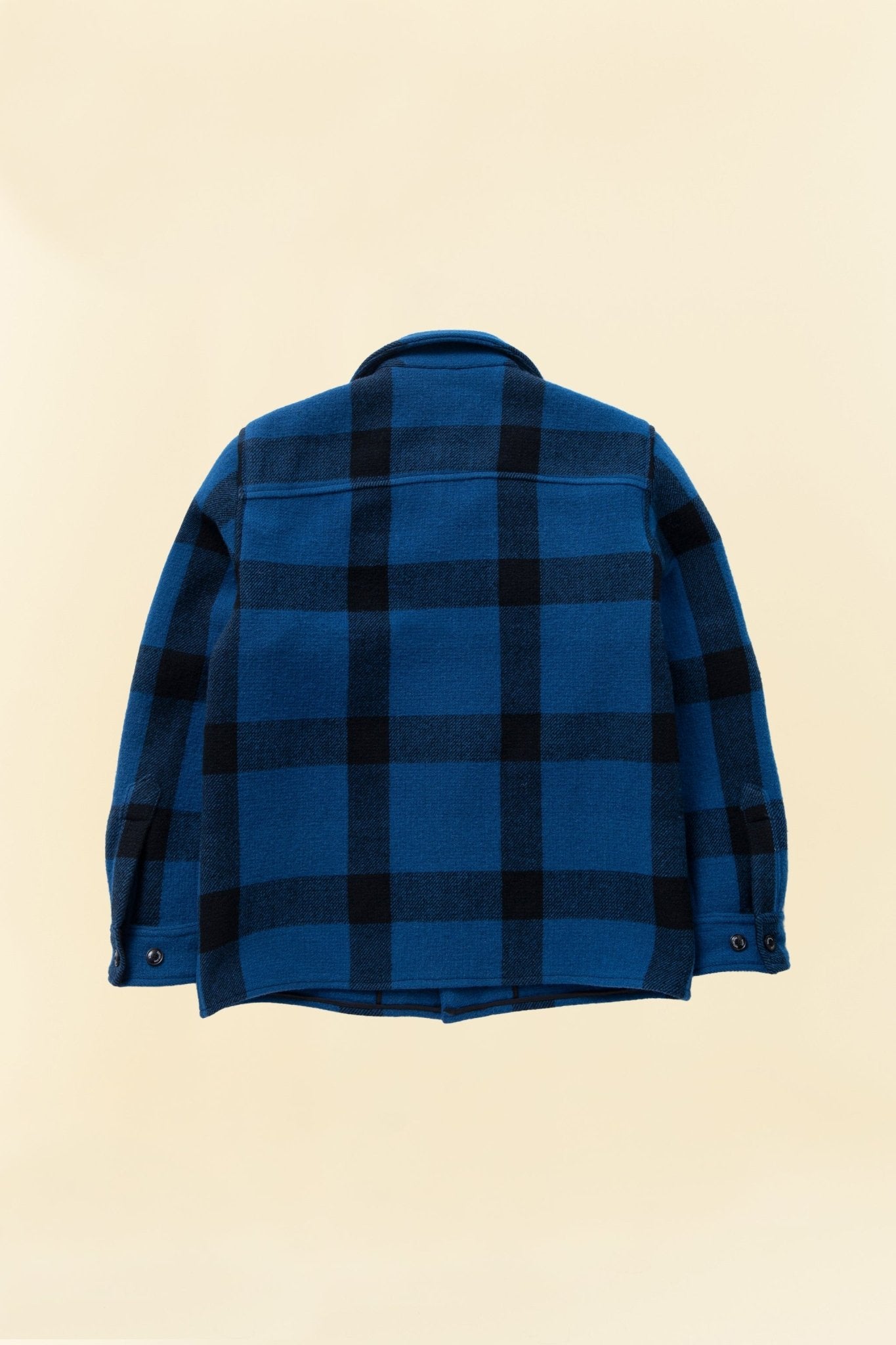 Rats Buffalo Check Shirt Jacket - Blue Check -Rats - URAHARA