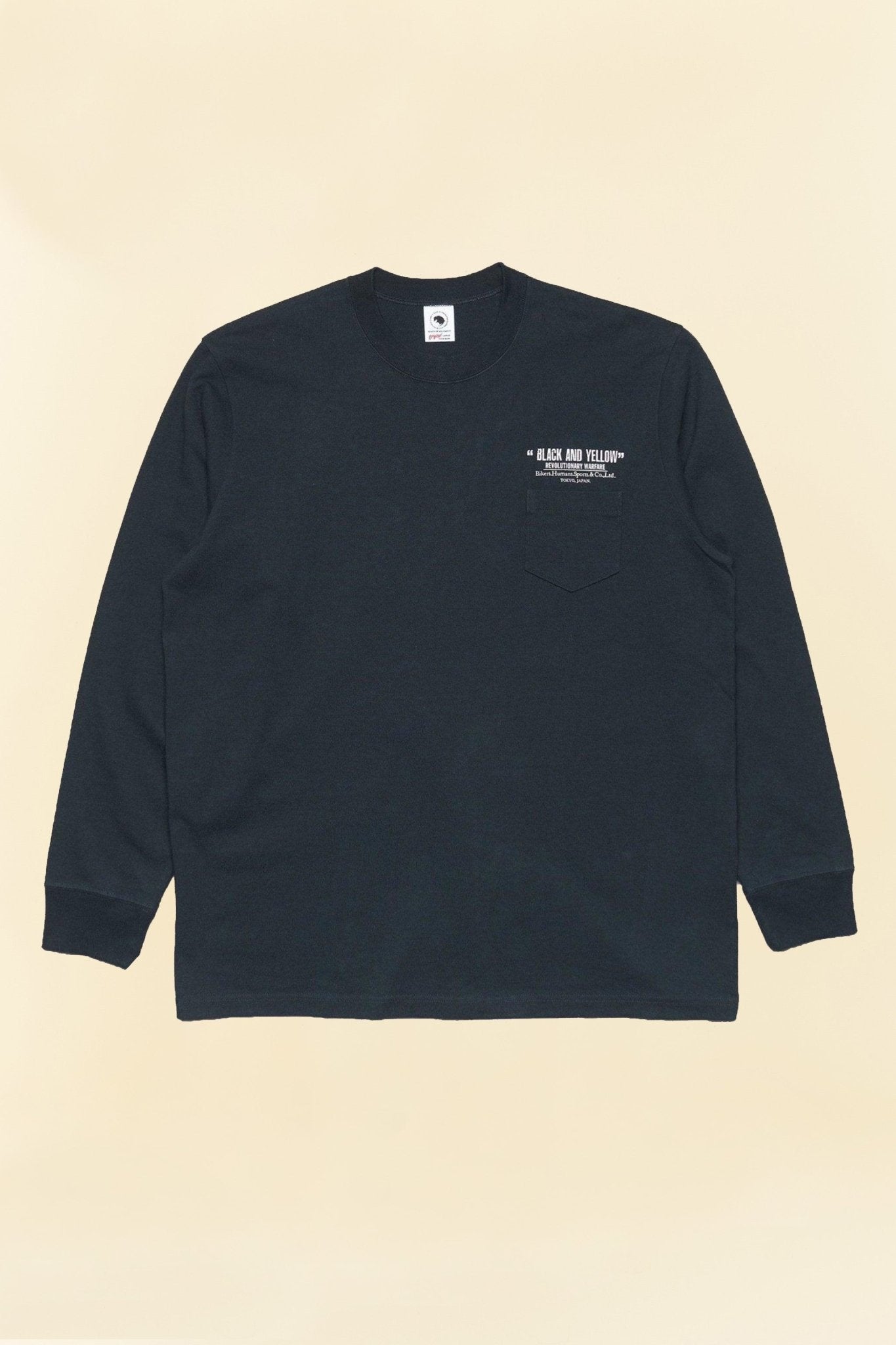 Rats B&Y Long Sleeve Tee - Black -Rats - URAHARA