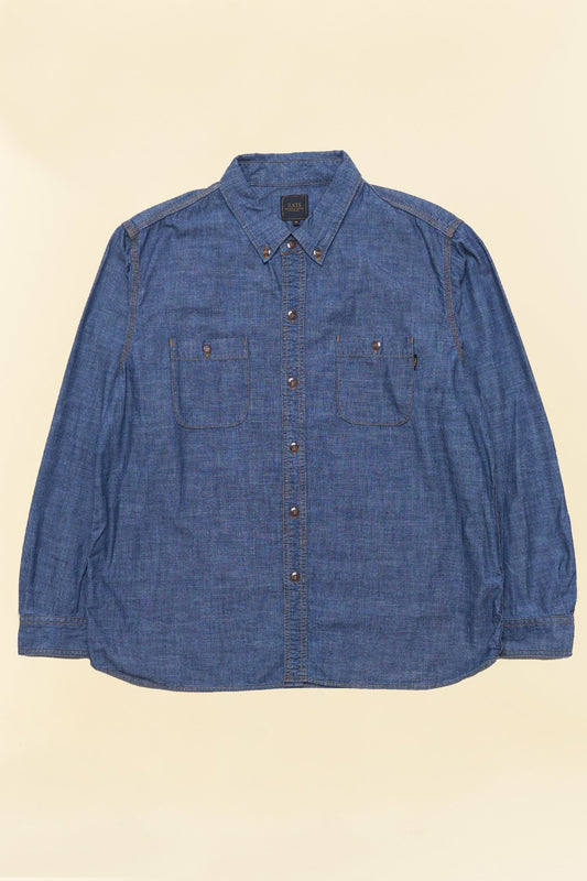 Rats Chambray B.D. Shirt - Indigo -Rats - URAHARA