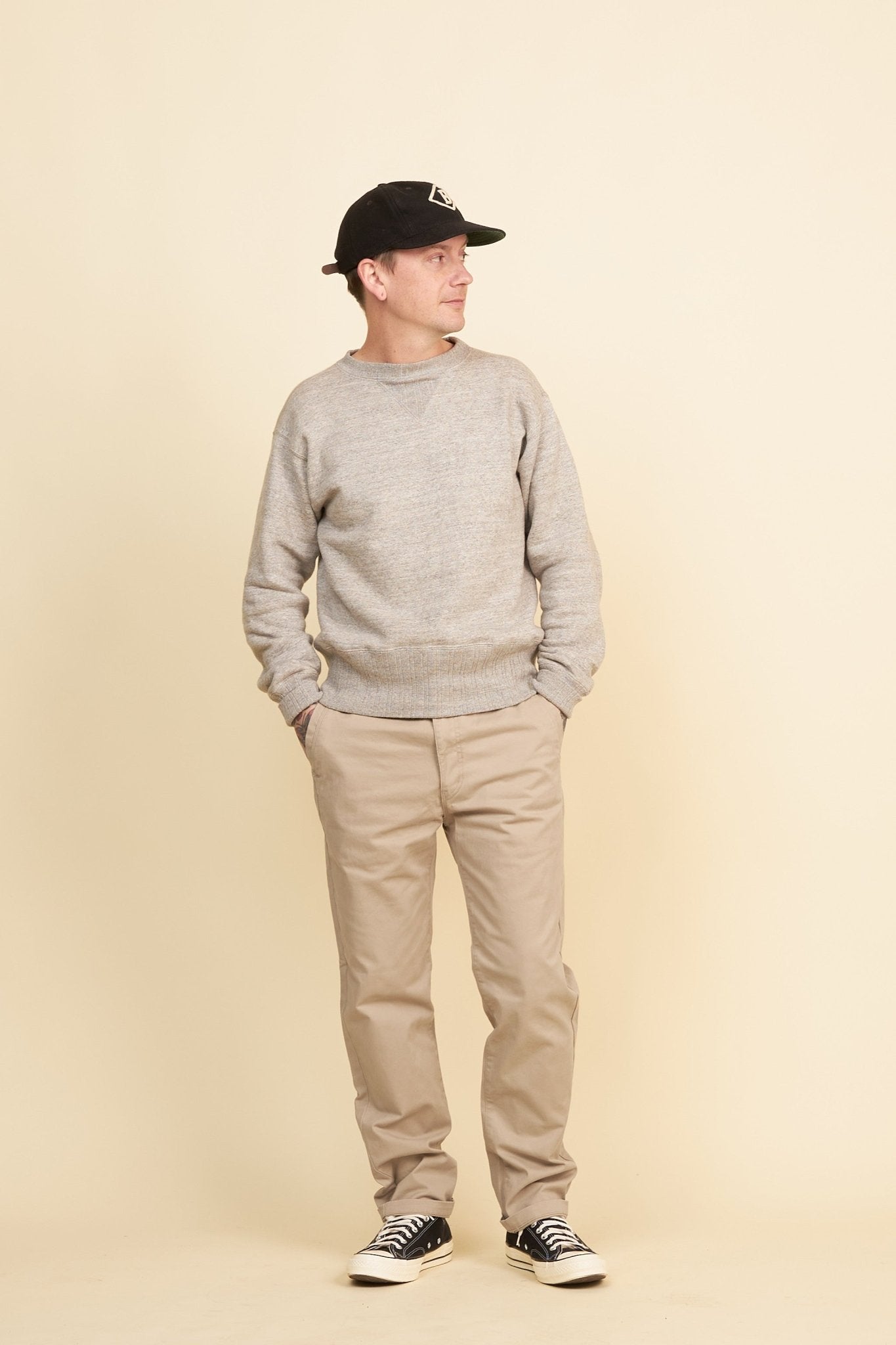 Rats Chino Pants Slim - Beige -Rats - URAHARA