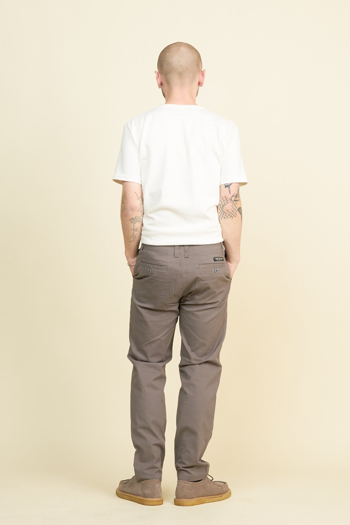 Rats Chino Pants Slim - Grey -Rats - URAHARA