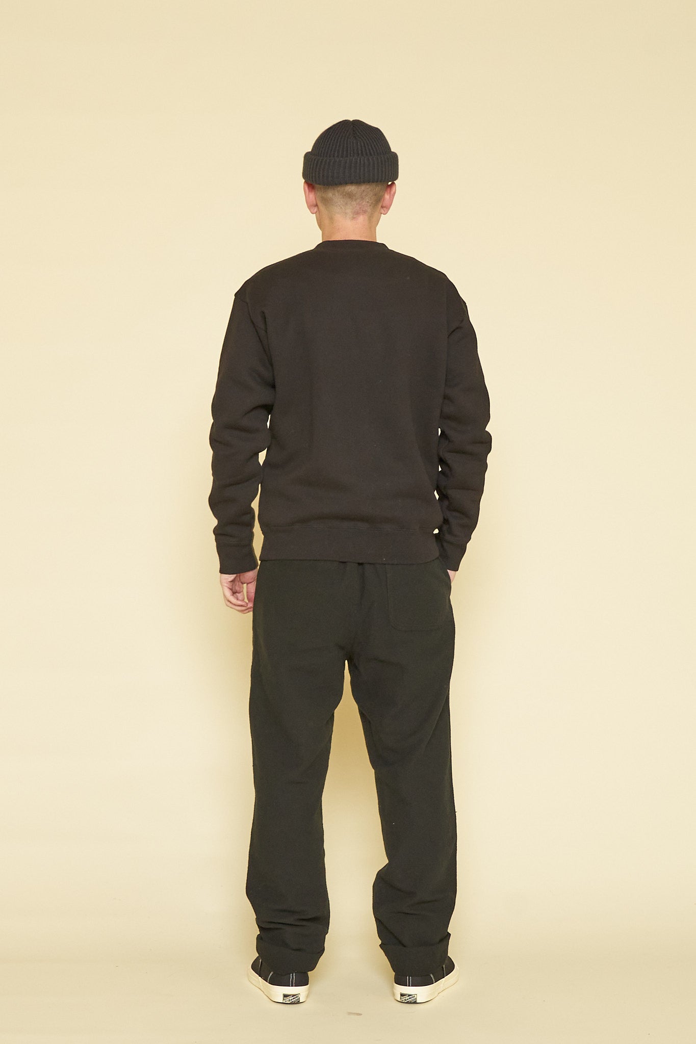 Rats Classic Crew Neck Sweatshirt - Black -Rats - URAHARA