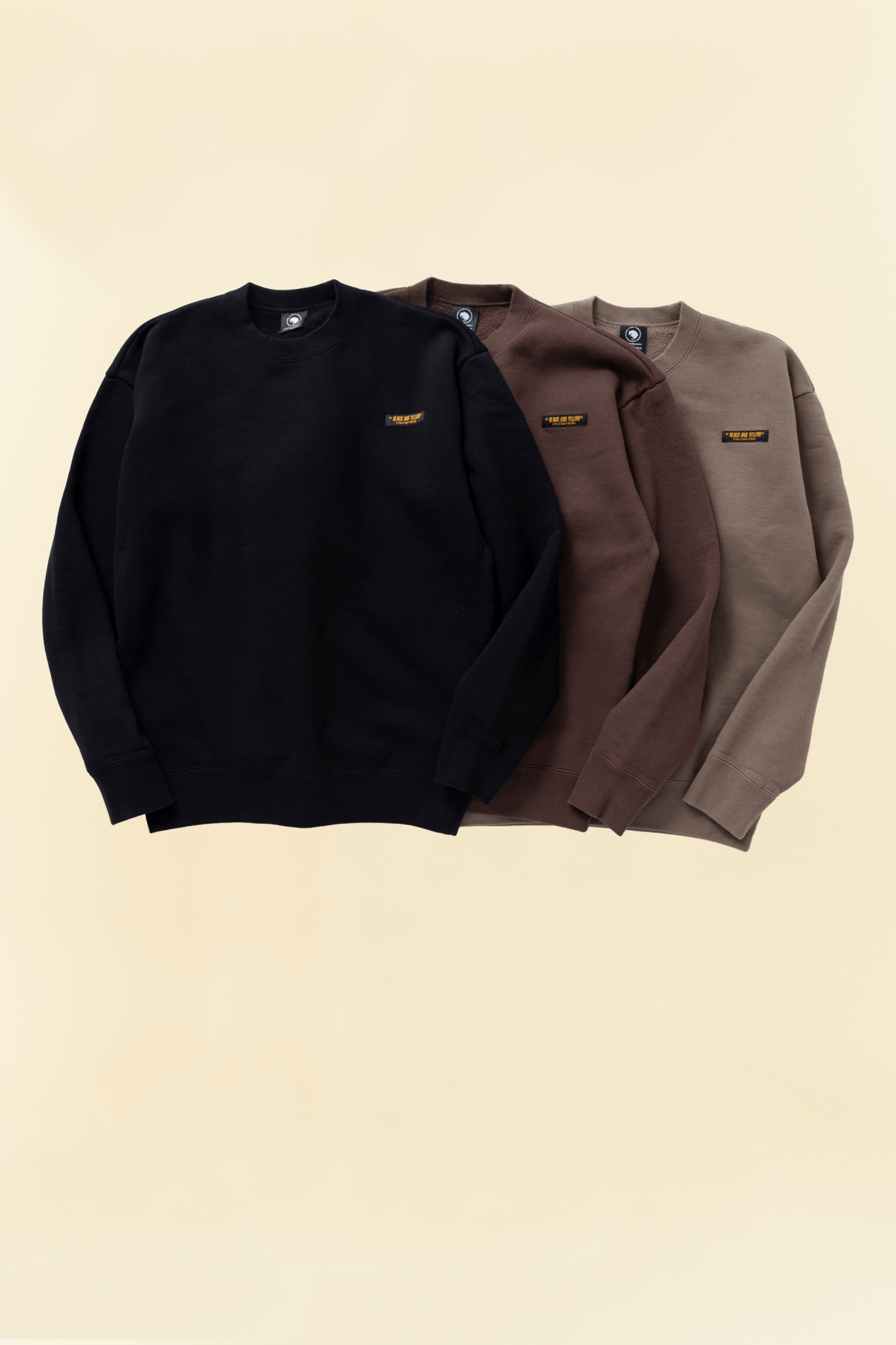 Rats Classic Crew Neck Sweatshirt - Brown -Rats - URAHARA