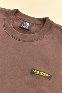 Rats Classic Crew Neck Sweatshirt - Brown -Rats - URAHARA