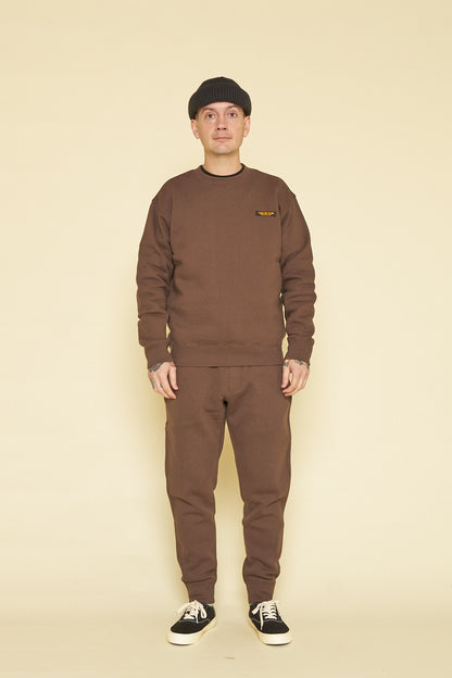 Rats Classic Crew Neck Sweatshirt - Brown -Rats - URAHARA