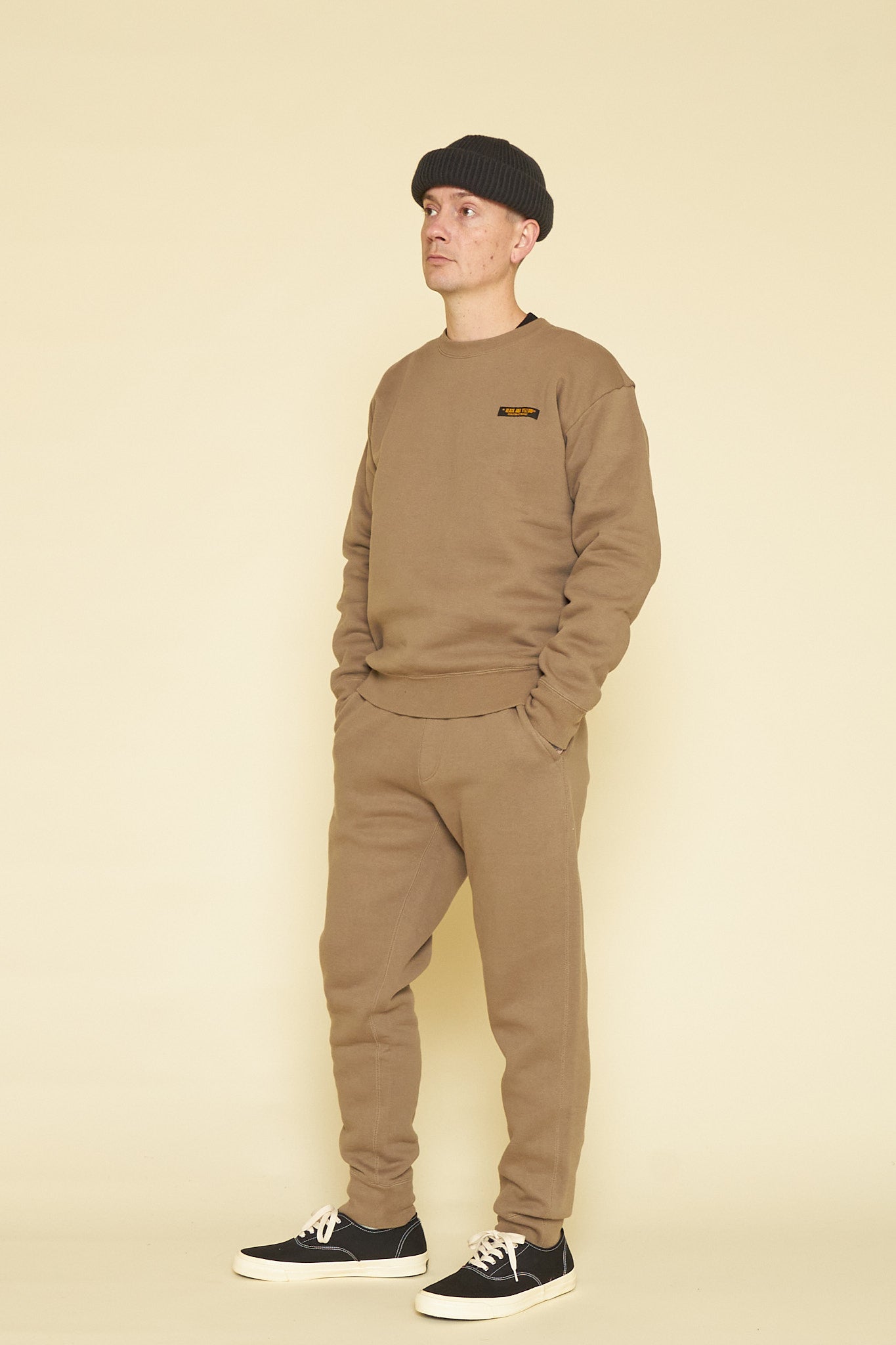 Rats Classic Crew Neck Sweatshirt - Khaki -Rats - URAHARA