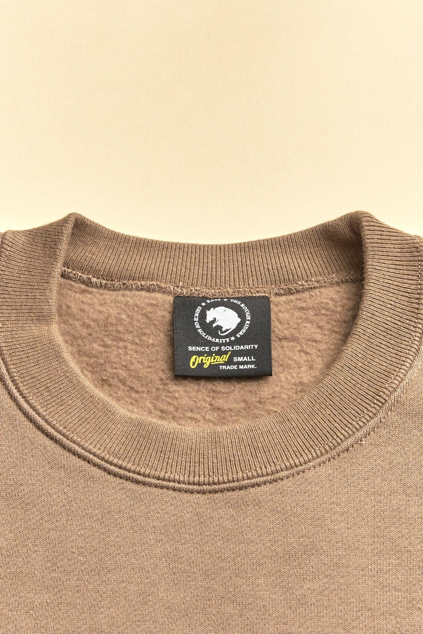 Rats Classic Crew Neck Sweatshirt - Khaki -Rats - URAHARA