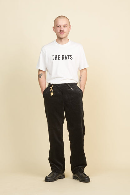 Rats Corduroy Easy Pant - Black -Rats - URAHARA