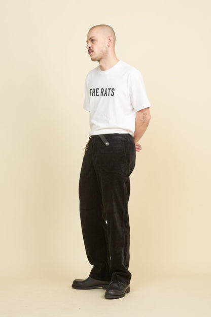 Rats Corduroy Easy Pant - Black -Rats - URAHARA