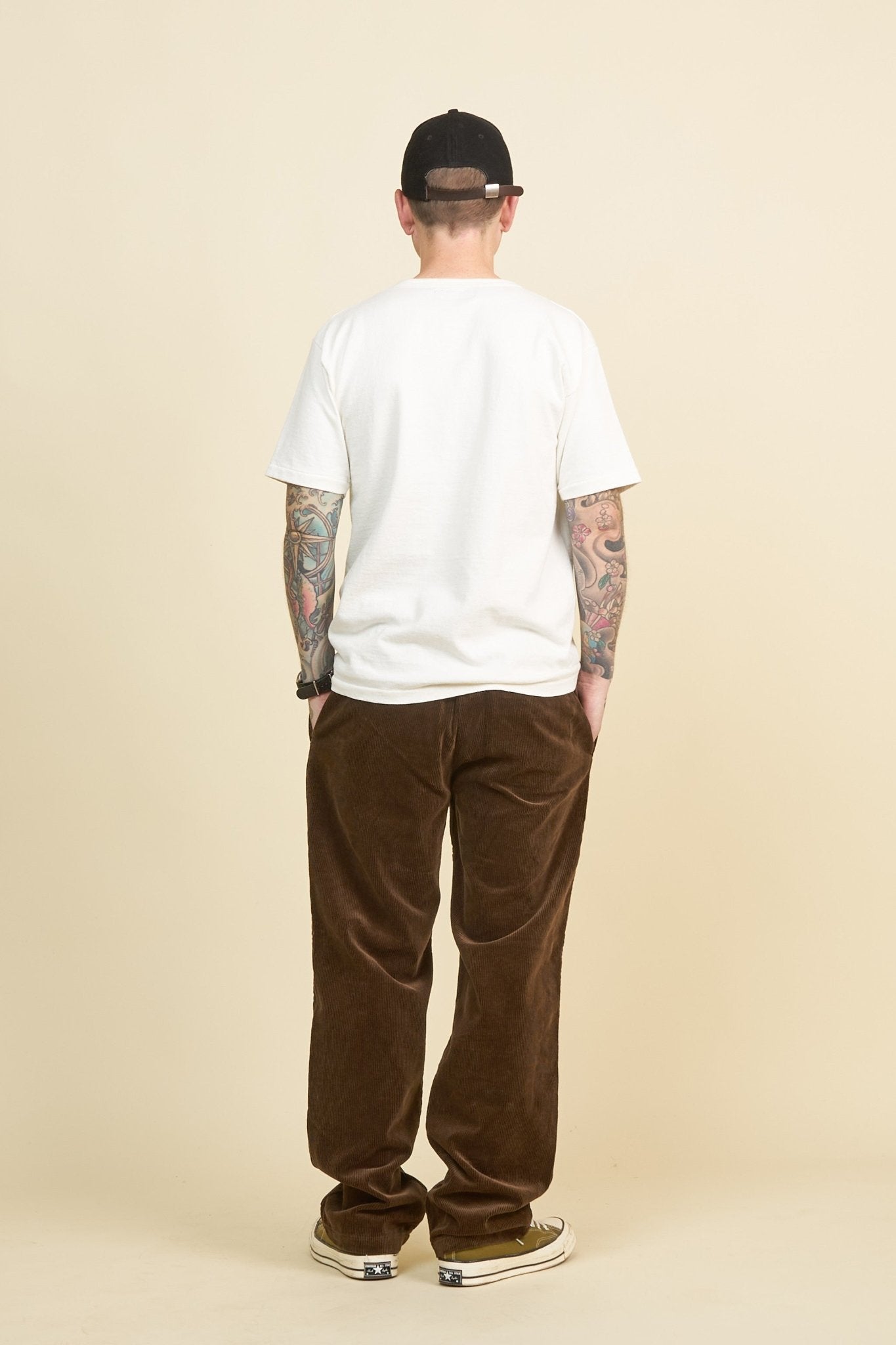 Rats Corduroy Easy Pant - Brown -Rats - URAHARA