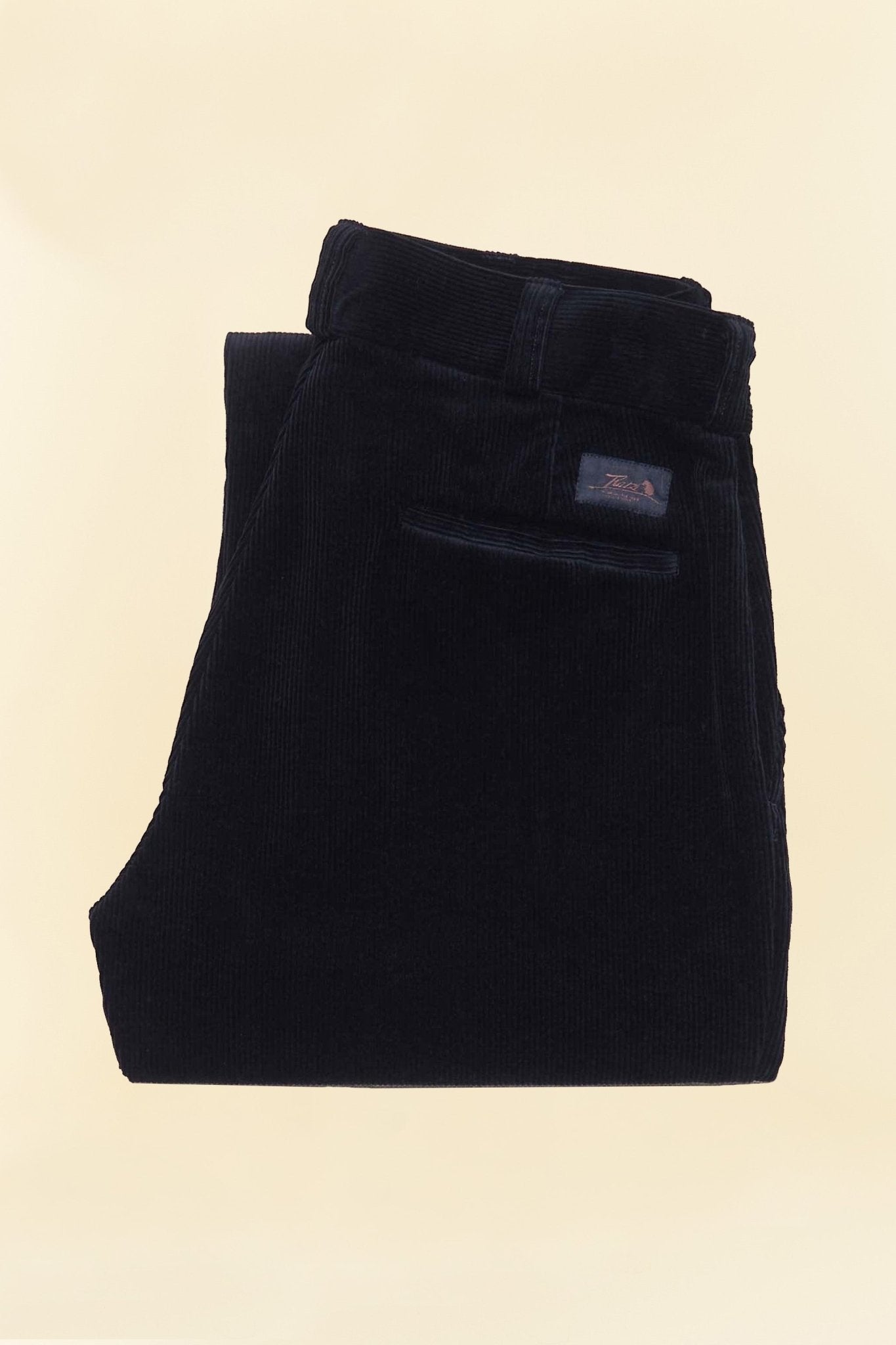 Rats Corduroy Slack Pant - Black -Rats - URAHARA