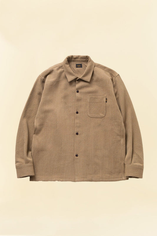 Rats Cotton Wool Shirt - Beige -Rats - URAHARA