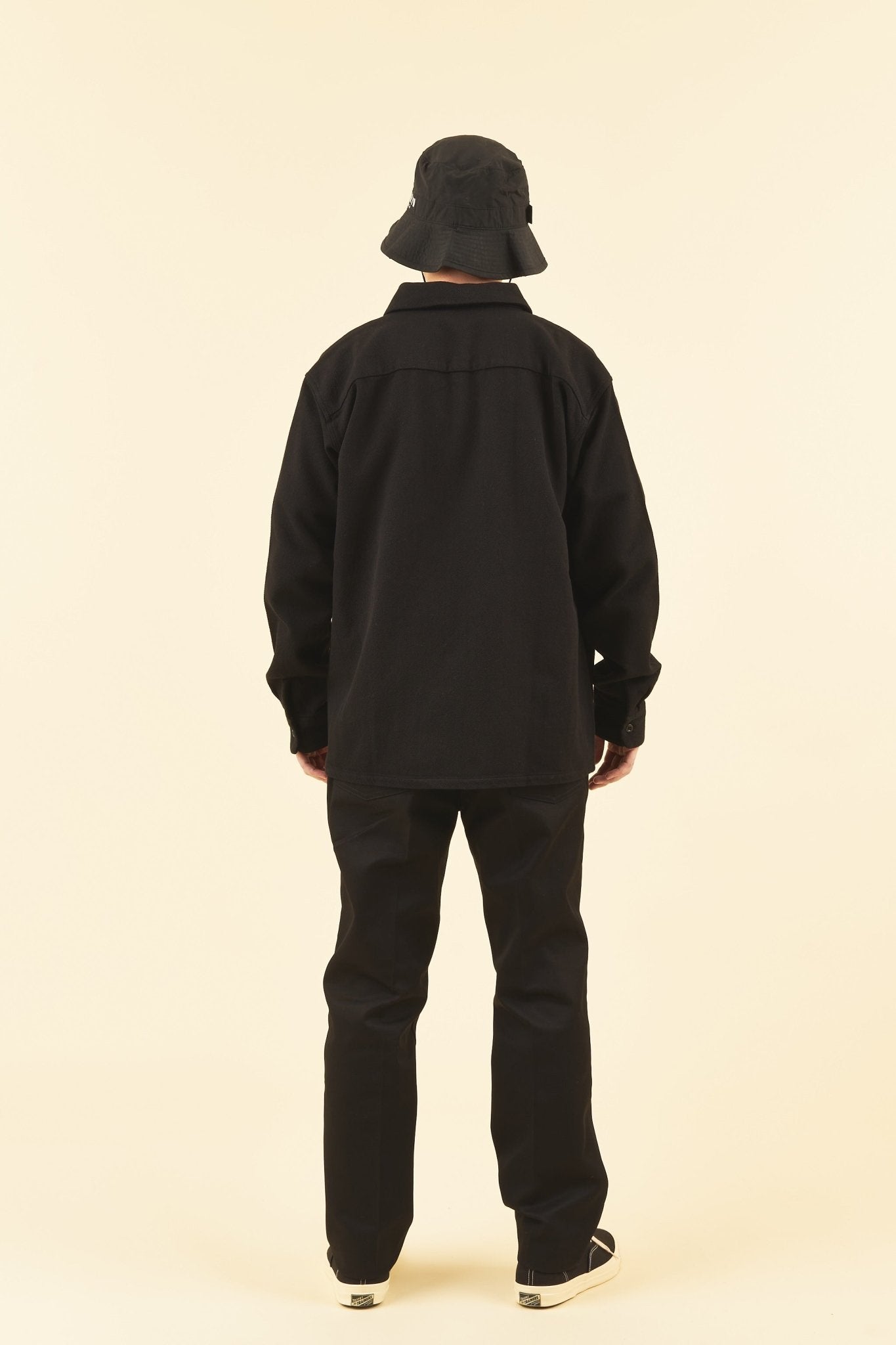 Rats Cotton Wool Shirt - Black -Rats - URAHARA