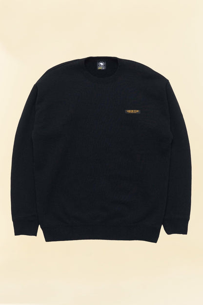 Rats Crew Neck Sweat - Black -Rats - URAHARA