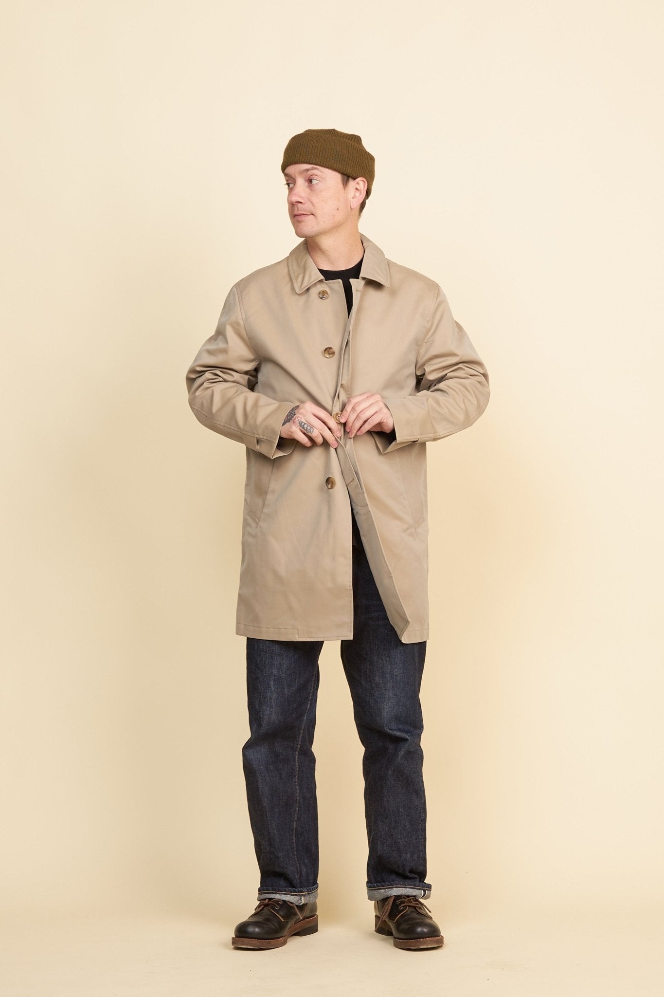 Rats Duster Coat - Beige -Rats - URAHARA