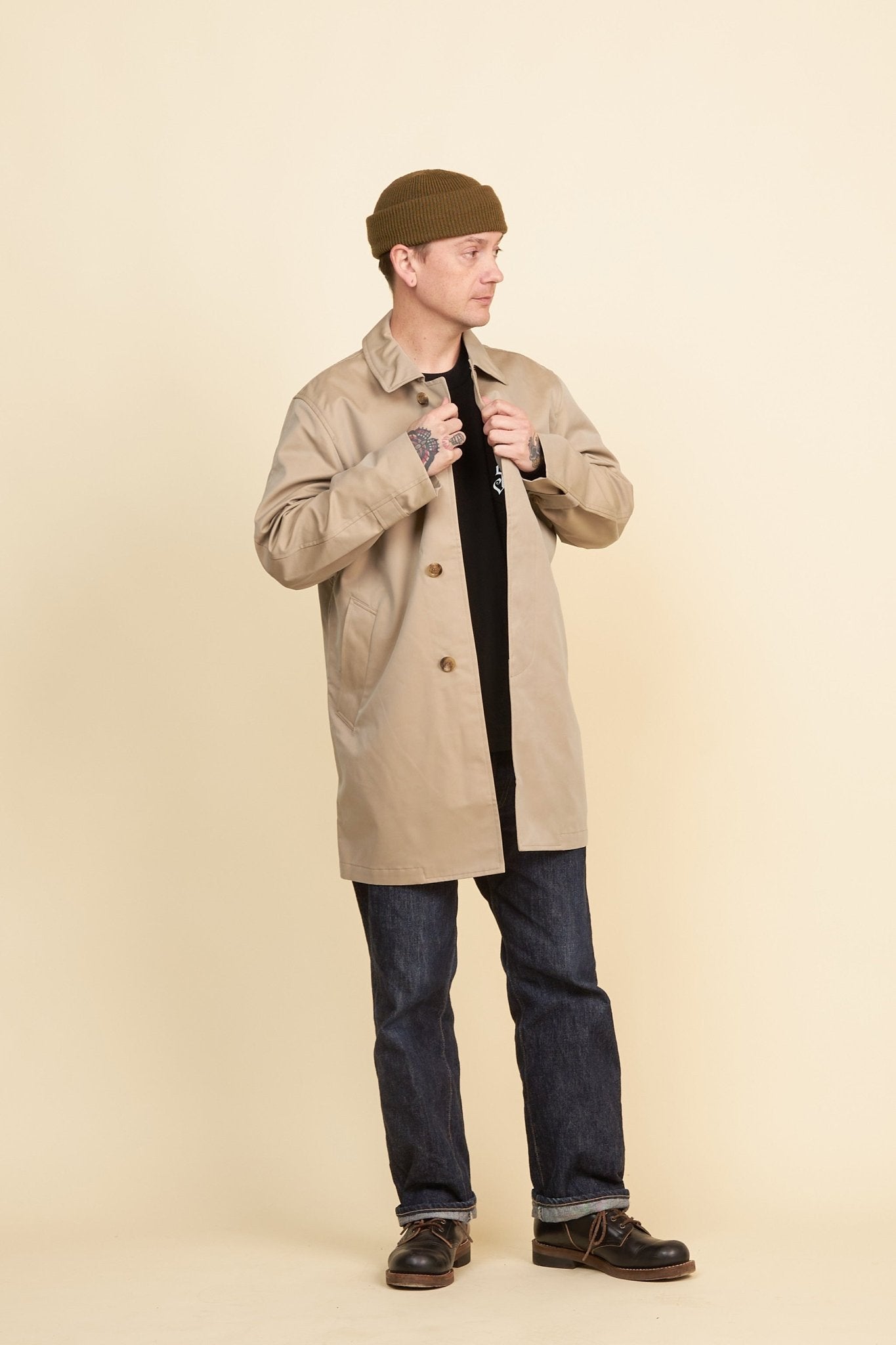 Rats Duster Coat - Beige -Rats - URAHARA