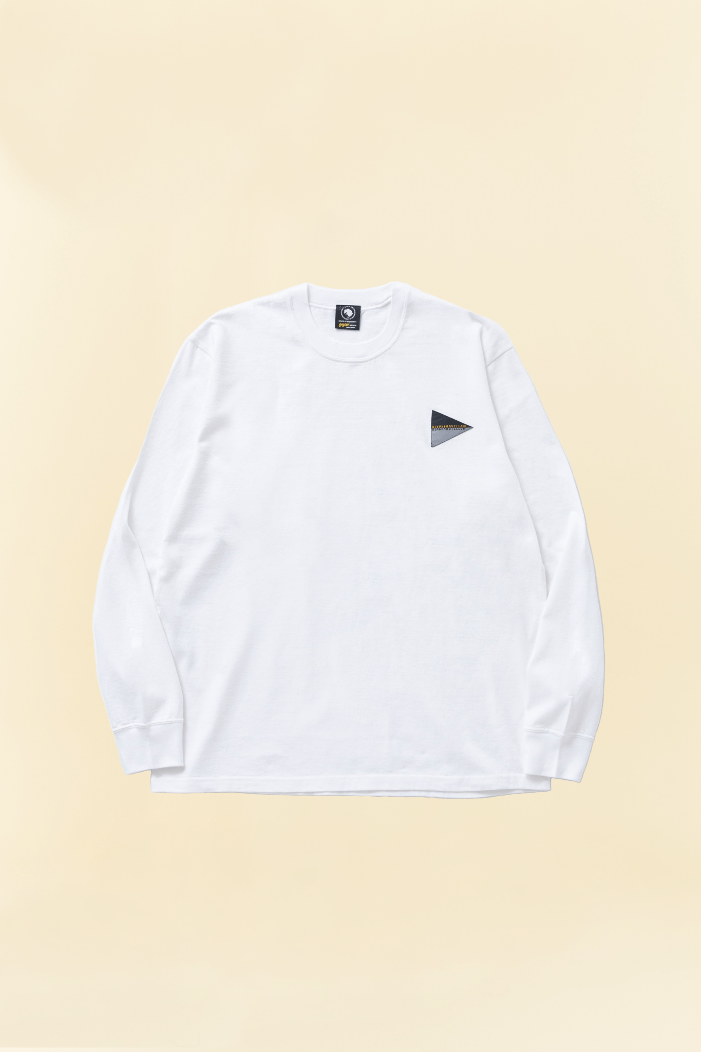 Rats Flag Longsleeve T-Shirt - White -Rats - URAHARA