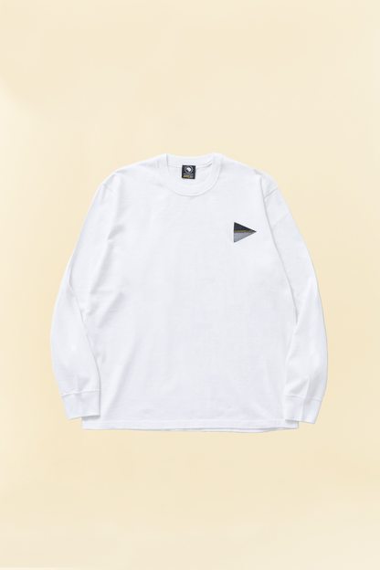 Rats Flag Longsleeve T-Shirt - White -Rats - URAHARA