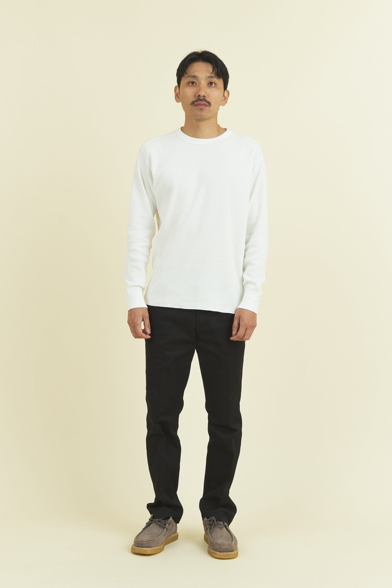 Rats Honeycomb Thermal Long Sleeve - White -Rats - URAHARA