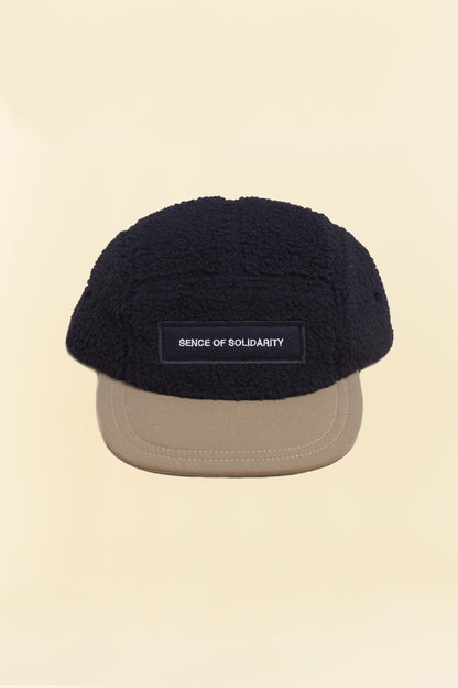 Rats Jet Fleece Cap - Black / Beige -Rats - URAHARA