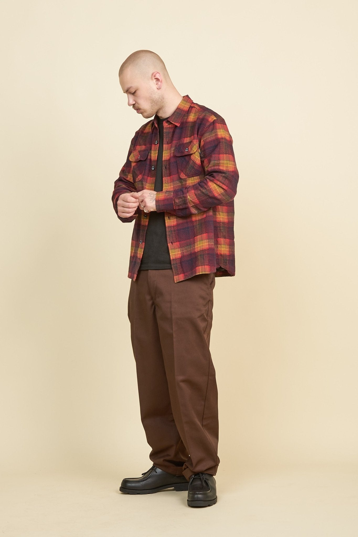 Rats Multi Colour Check Shirt - Multi -Rats - URAHARA