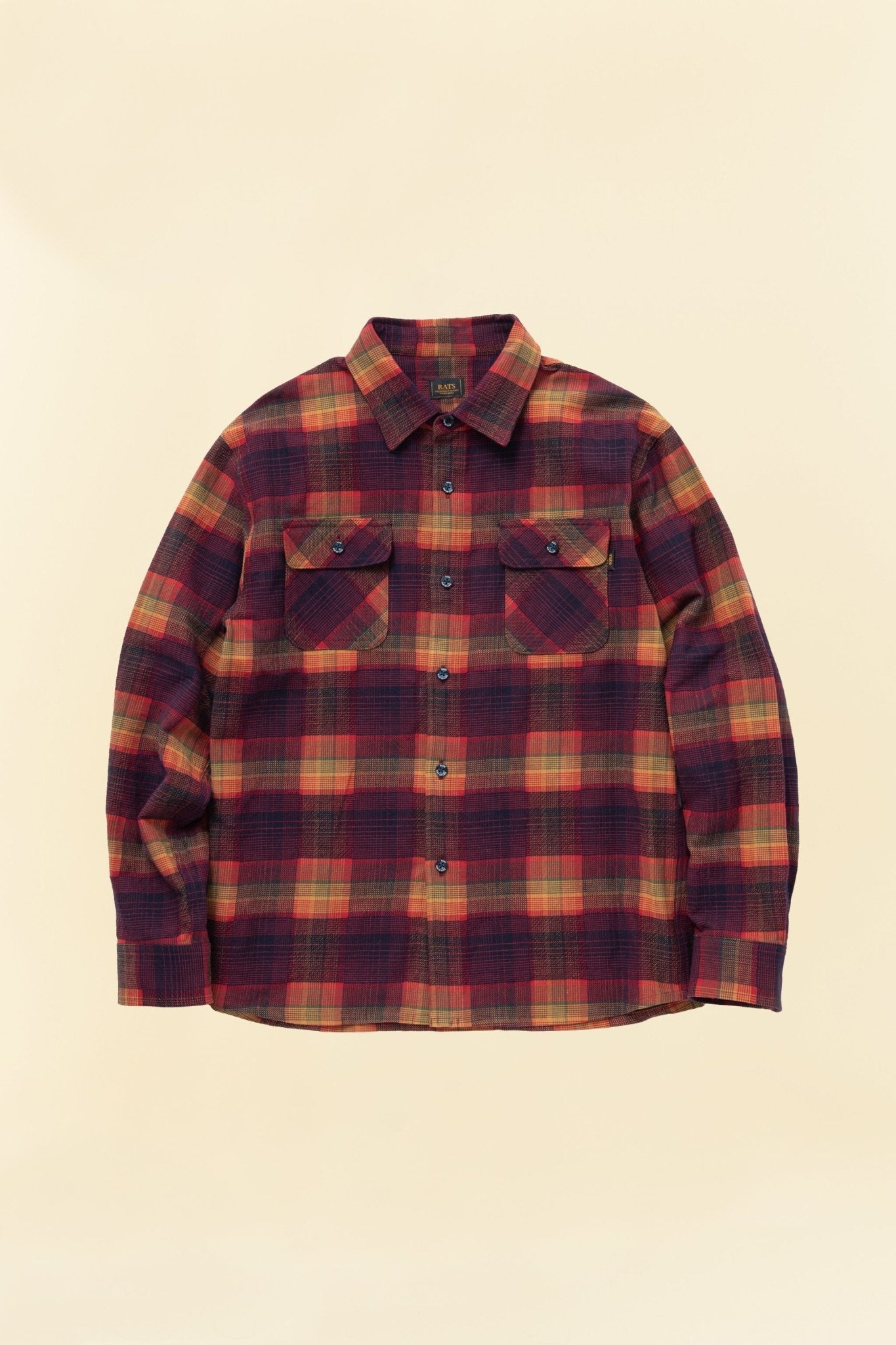 Rats Multi Colour Check Shirt - Multi -Rats - URAHARA