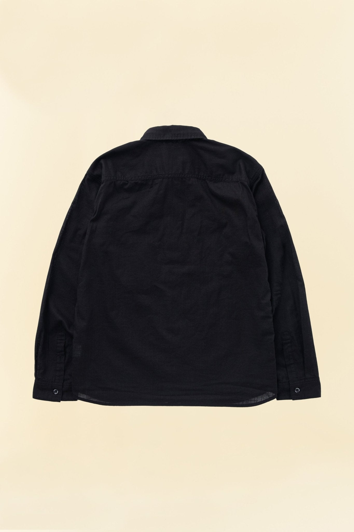 Rats Piece Dyed Shirt - Black -Rats - URAHARA