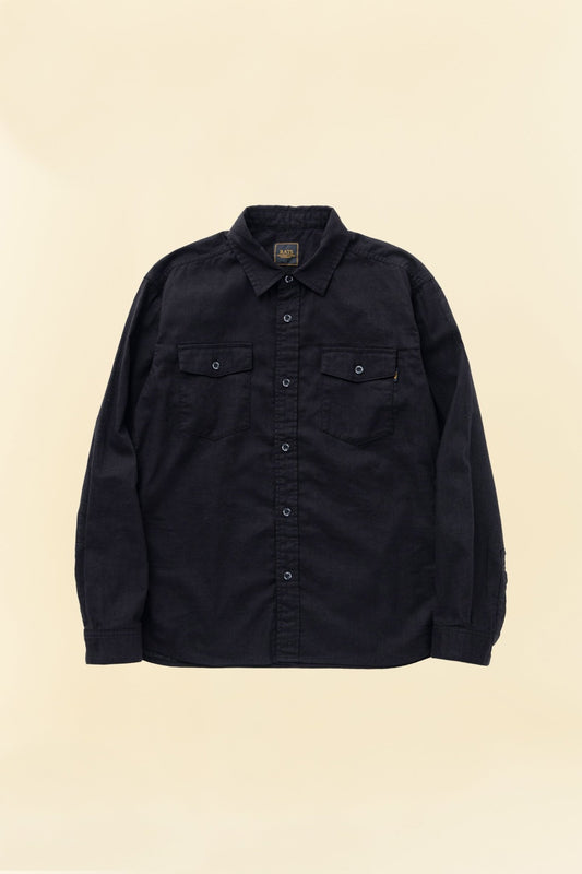 Rats Piece Dyed Shirt - Black -Rats - URAHARA