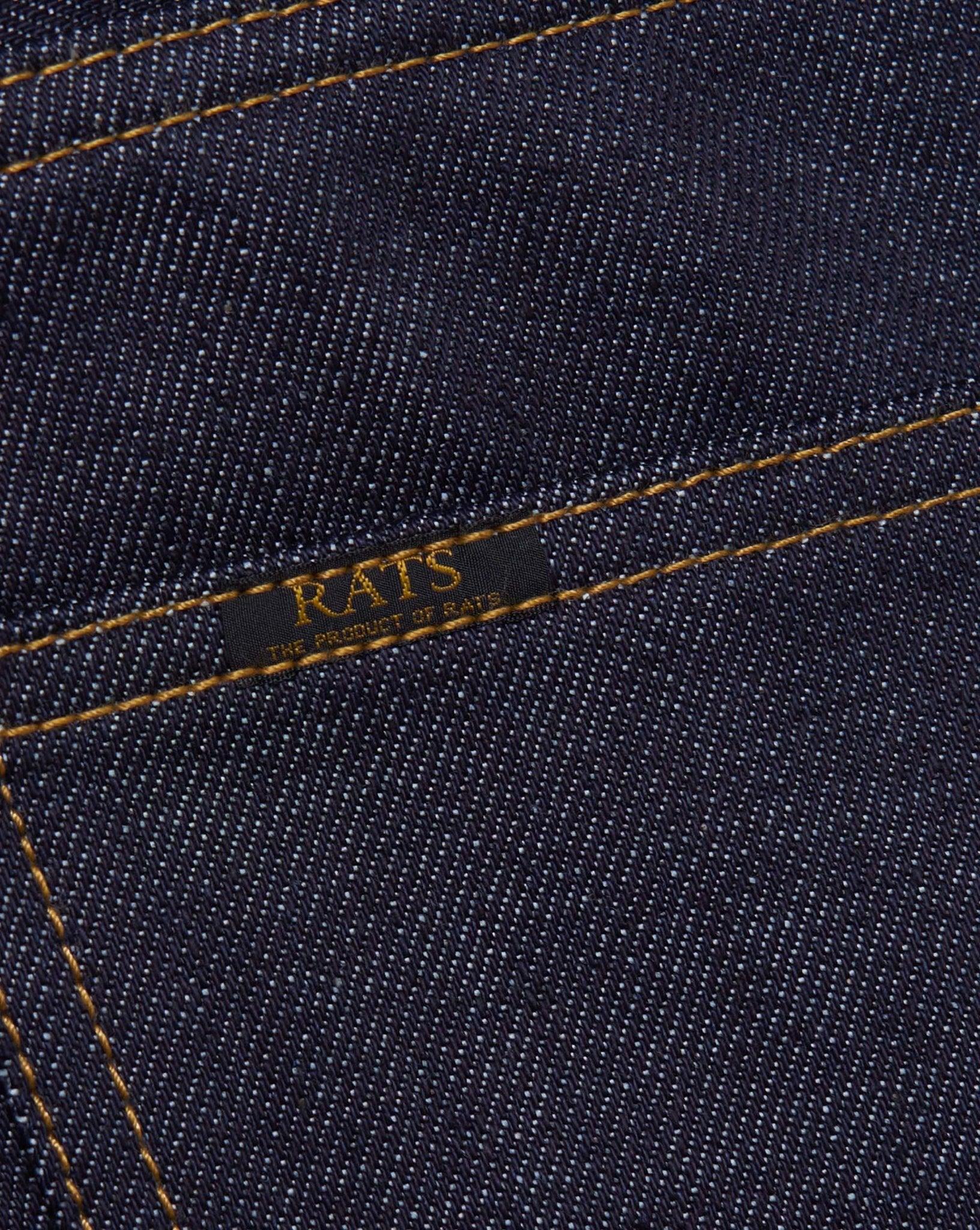 Rats Rigid 13.5oz Selvedge Denim Pants -Rats - URAHARA