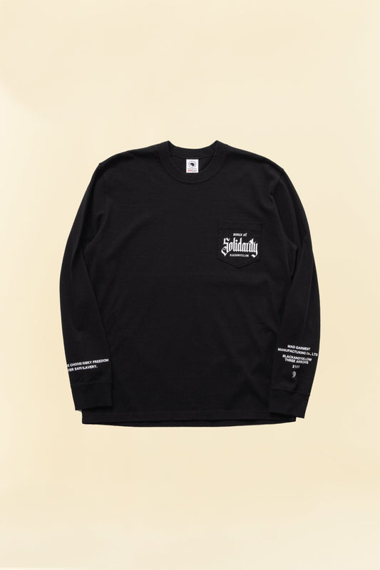 Rats Solidarity Pocket Long Sleeve - Black -Rats - URAHARA