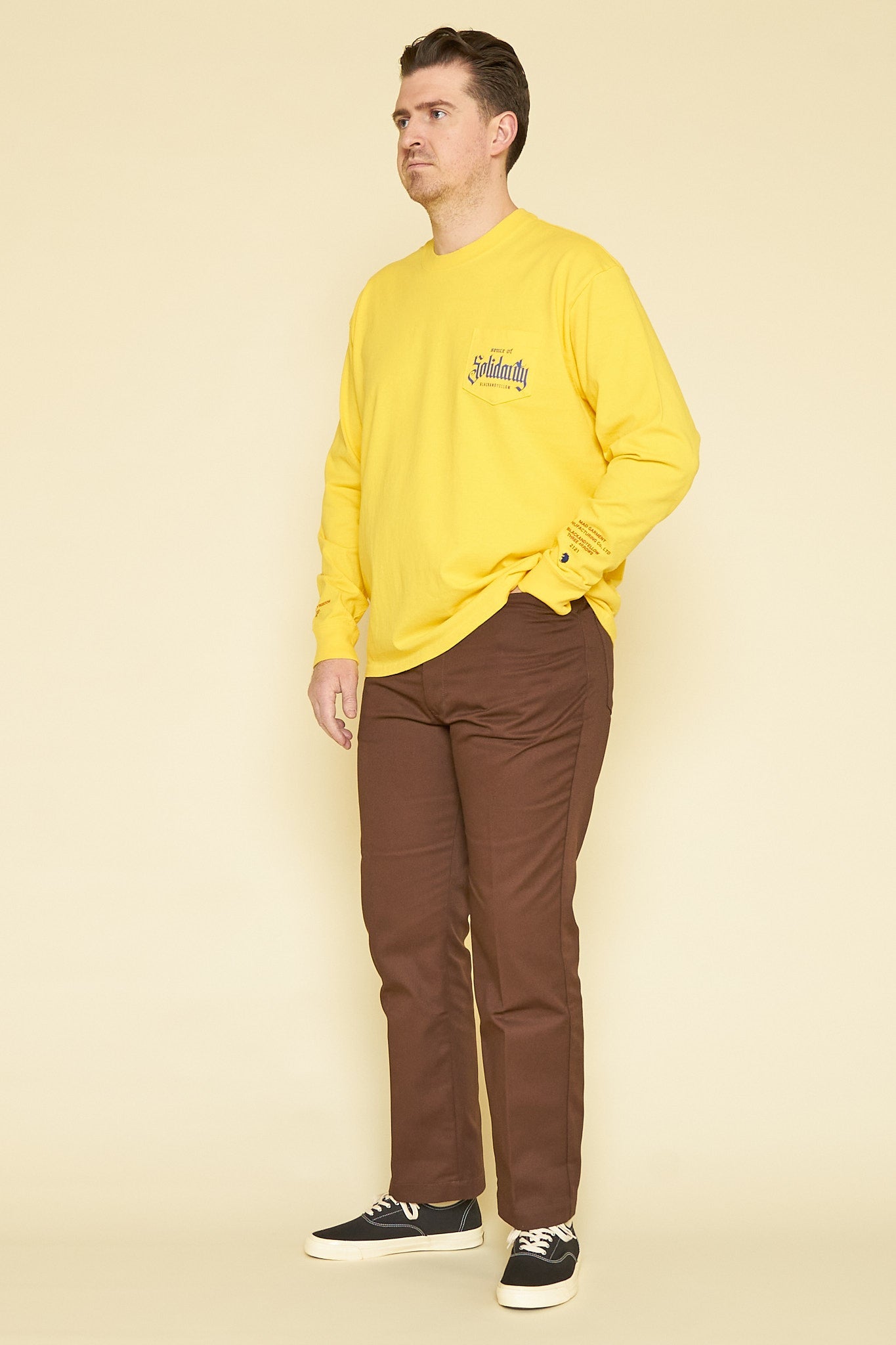 Rats Solidarity Pocket Long Sleeve - Yellow -Rats - URAHARA