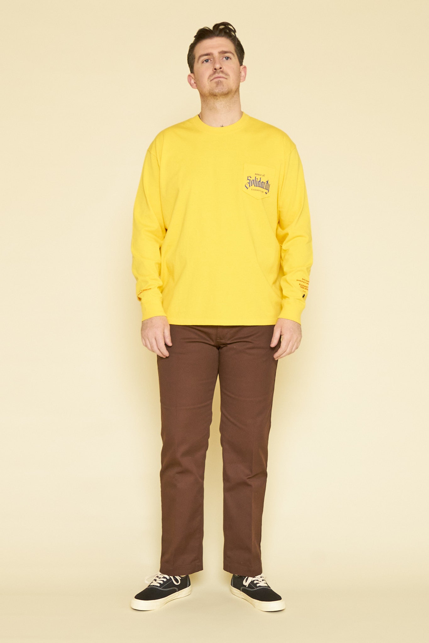 Rats Solidarity Pocket Long Sleeve - Yellow -Rats - URAHARA