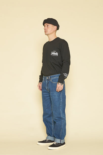 Rats SS23 13.5oz Washed Straight Tapered Selvedge Denim -Rats - URAHARA