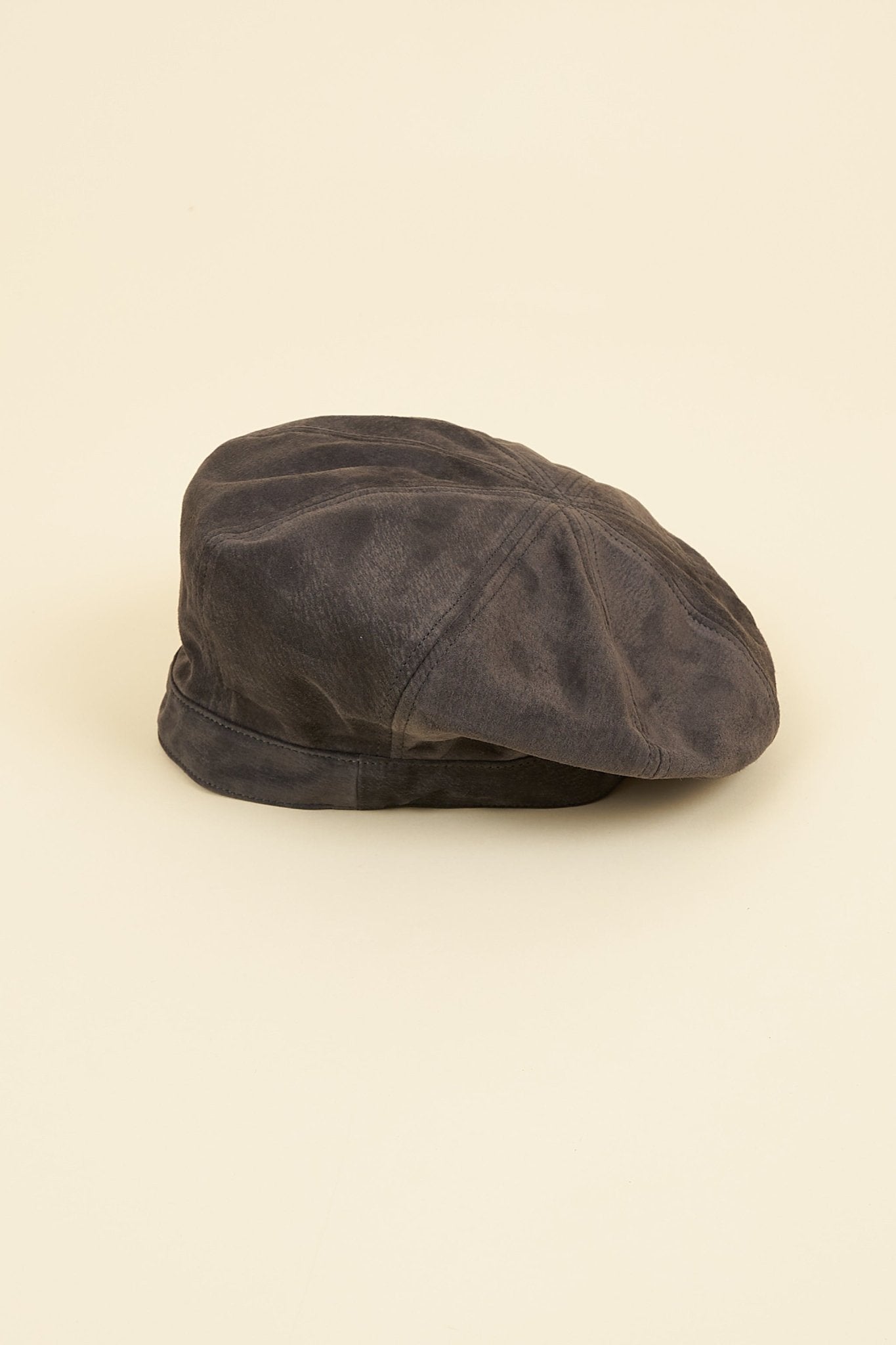 Rats Suede Beret - Grey -Rats - URAHARA