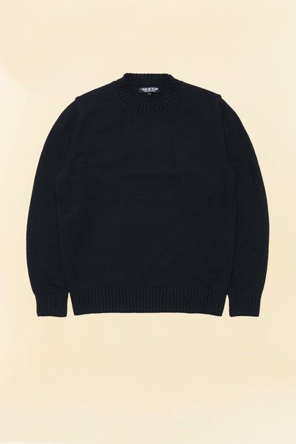 Rats Summer Cotton Knit Sweatshirt - Black -Rats - URAHARA