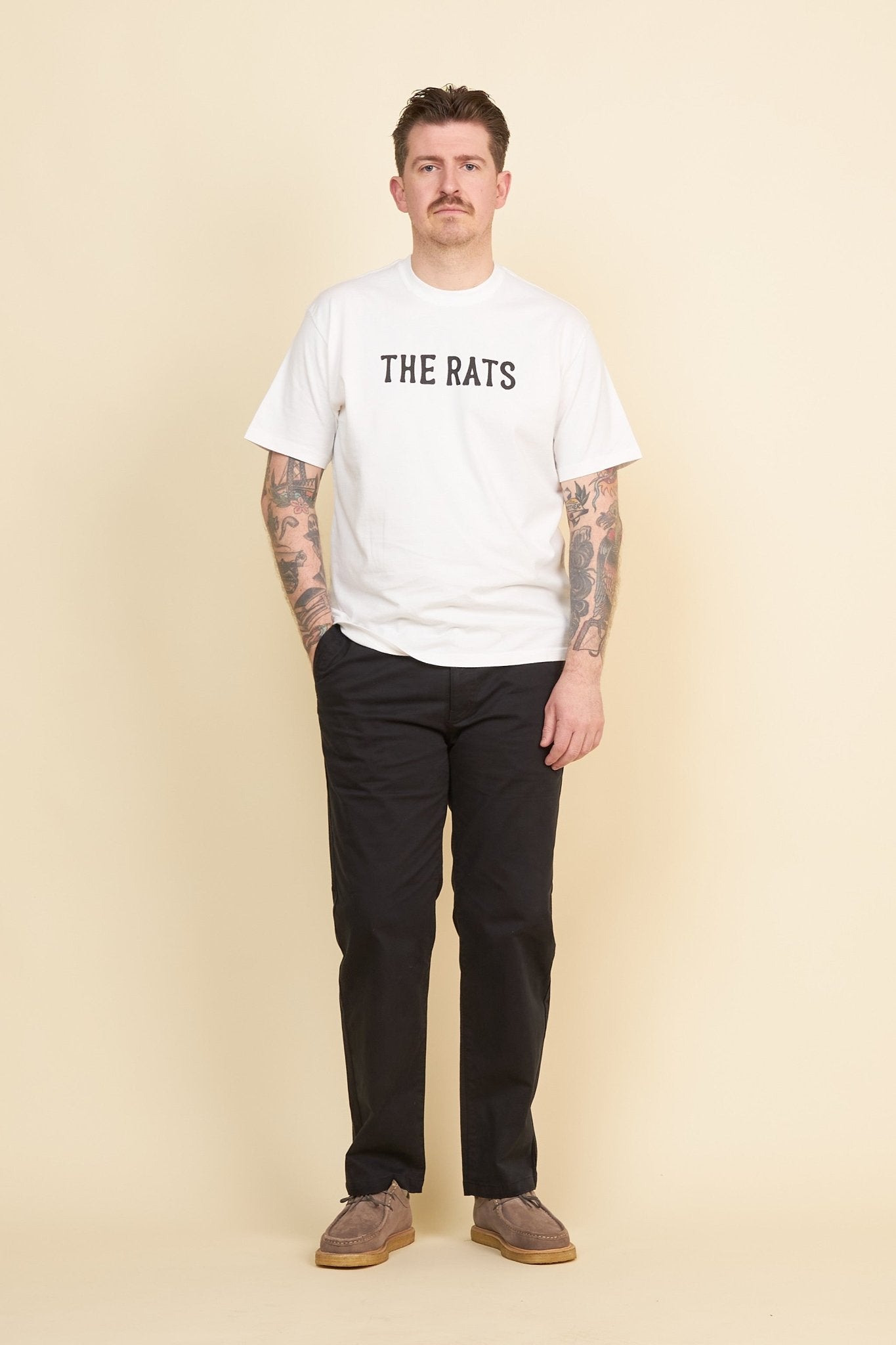 Rats "The Rats" Short Sleeve Tee - White -Rats - URAHARA