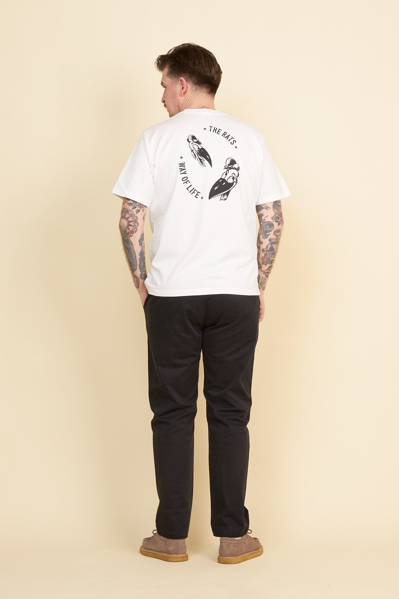 Rats "The Rats" Short Sleeve Tee - White -Rats - URAHARA