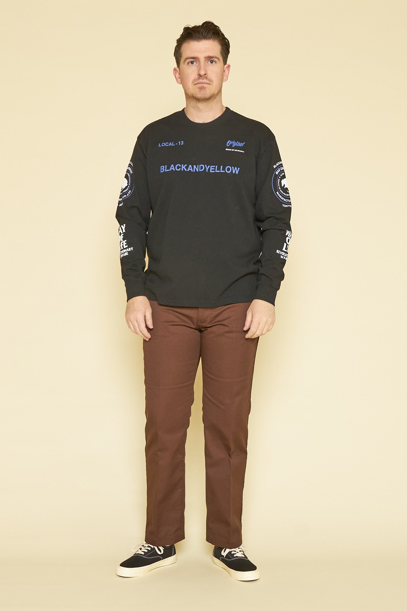 Rats Two Wheel Long Sleeve - Black / Blue -Rats - URAHARA