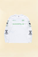Rats Two Wheel Long Sleeve - White / Green -Rats - URAHARA