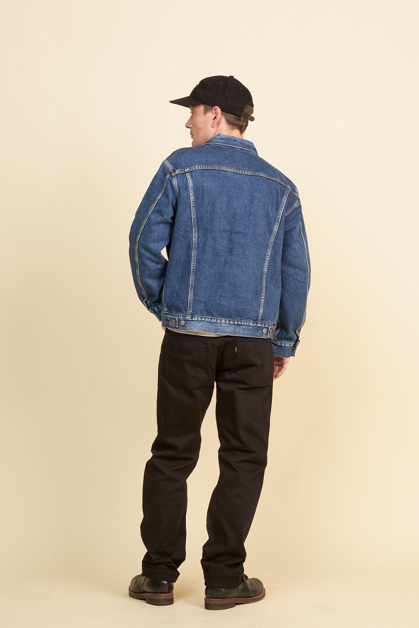 Rats Type 3 Denim Jacket 13.5oz - Washed -Rats - URAHARA