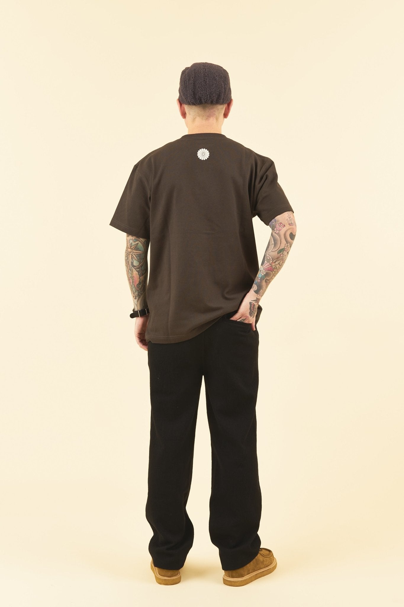 Rats Wool Knit Easy Pants - Black -Rats - URAHARA