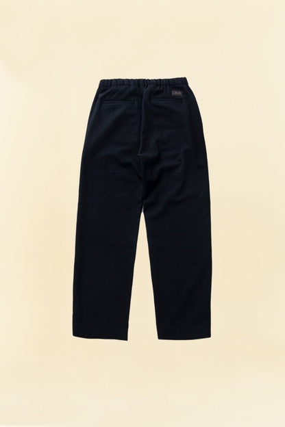 Rats Wool Knit Easy Pants - Black -Rats - URAHARA